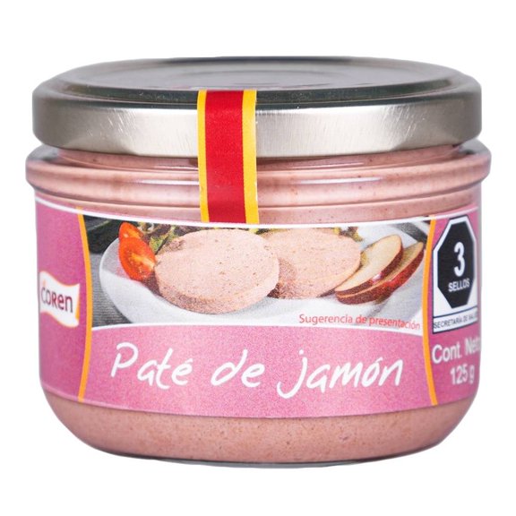 Paté hígado de cerdo Louriño con jamón 125 g