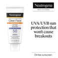 thumbnail image 4 of Neutrogena SPF 50 Clear Face Sunscreen for Oily Skin, 3 fl. oz, 4 of 11