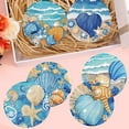 thumbnail image 5 of 8 PCS Diamond Art Coasters Ocean Diamond Painting Coasters Kits Ocean Animals with Holder DIY Coasters for Beginners, Adults, Diamond Art Crafts Supplies 4x4 in, 5 of 7