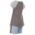 thumbnail image 2 of Little Girl 2 Pieces Set Sequin Unicorn Top T-Shirt Lace Short Pant Outfit (21JK59S) Blue 6, 2 of 3