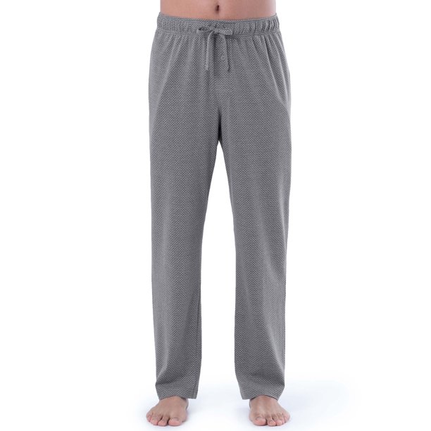 Men's and Big Men's Breathable Mesh Knit Sleep Pajama Pants, S