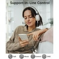 thumbnail image 4 of Dual USB C Headphone and Charger Adapter, 2-in-1 Type C Audio Adapter with Fast Charging, USB TYPE C Splitter Dongle Cable Cord for 15 Series, Galaxy S22/21/20, All Android series（Black）, 4 of 7