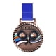 thumbnail image 3 of Medalla deportiva para competiciones de pickleball, baloncesto y fútbol con cordón cobre, 3 of 9