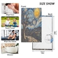 thumbnail image 6 of Yayeee 100% Cotton Hand Towels for Bathroom 16" x 28" Soft Absorbent Kitchen Towel, Swirling Starry Sky, 6 of 7