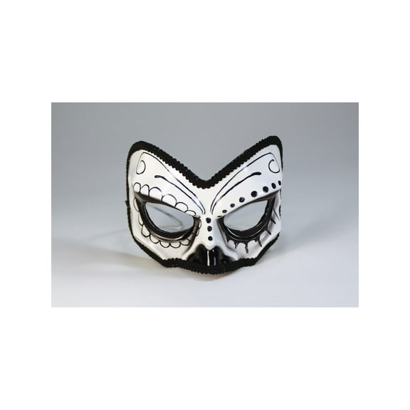 Day Of The Dead 1/2 Skull Mask Halloween Costume Accessory
