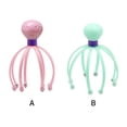 thumbnail image 5 of Scalp Massager Headache Relief Steel Balls Stress Relaxation Head Massage Scratcher, Pink, 5 of 9