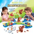 thumbnail image 4 of Rotating airplane chicken stealing game, eagle catching chicks, multiplayer interactive tabletop game, loop airplane game, 4 of 5