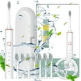 thumbnail image 1 of Toothbrush, Toothbrush With 8 Brush Heads,With Toothbrush Box, 6 Cleaning Modes, Water Proofing IPX7 Water Proofing Toothbrush,-Newly, 1 of 9