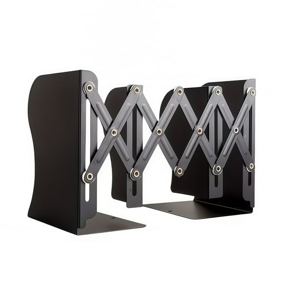 Premium Black Collapsible Book Holders for Stylish Shelf Organization Solutions