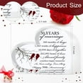 thumbnail image 2 of 30Th Years Of Marriage Gift Wedding Anniversary Heart Marriage Keepsake Decoration Gift For Couple Parent Women Mom Husband Wife, 2 of 6