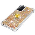 thumbnail image 4 of Funda para Xiaomi Redmi Note 11 Pro 5G/4G con Brillo Líquido Flotante, Purpurina, Parachoques y Anillo Giratorio Soporte, 4 of 5