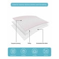 thumbnail image 5 of Quilts Twin Size Bedding Set, Pink Ombre Lightweight Quilted Comforter, Aesthetic Art Farmhouse Gradient Pink Soft Reversible Bedspread Coverlet with Pillow Covers for All Season, 68" x 86", 5 of 7
