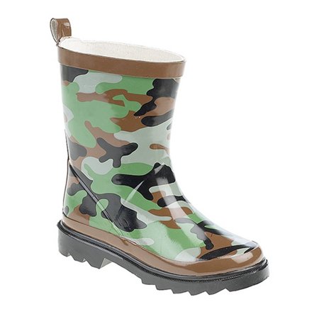 

StormWells Boys/Girls Camouflage Print Rain Boots