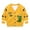 Yellow, variant on LYMAYTER Kids Boys V-Neck Knit Top Toddler Long Sleeve Sweaters Baby Printed Cardigan Jacket for 1-7 Years