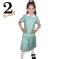 thumbnail image 2 of A2Z 4 Kids Girls Pack Of 2 Uniform School Dress Zip Up - UF Dress 850 Green 2 Pack 13-14, 2 of 6