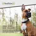 thumbnail image 2 of Moose Pet Wear Adjustable Collar 1" L, Iowa State-Logo on Carbon Fiber, 2 of 6
