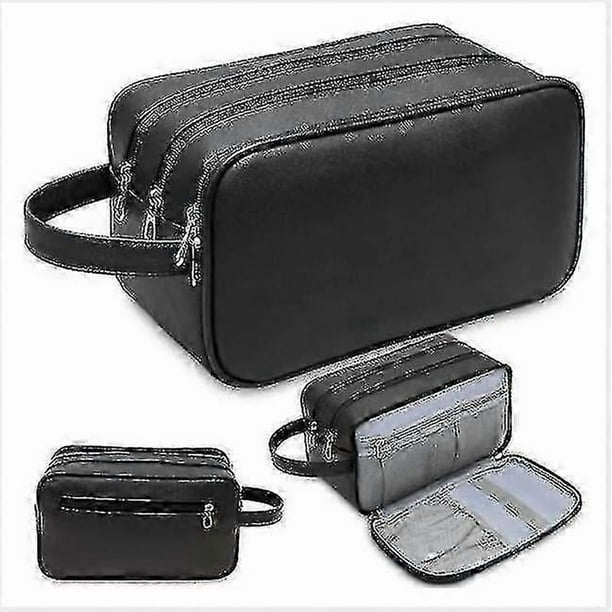 Travel-makeup-bag Eco Leather Cosmetic Makeup Organizer,water Resistant Toiletry Bag Travel Essentials