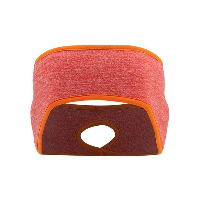 Cache-oreilles pour Femmes Confortables Couvre-Oreilles Chauffants Simples Bandeau de Conduite pour Adultes Cache-Oreilles pour Usage Extérieur Orange