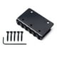 thumbnail image 2 of Soidarity Puente fijo de guitarra con tornillos y llave Profesionales Adultos Aprendizaje Pieza de repuesto resistente Sillín negro Tailpiece Electric Accesorios para instrumentos musicales Soidarity OD026176-00, 2 of 6