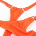 thumbnail image 5 of TANBOM Men's Nylon Sexy Thong with Adjustable Elastic Suspender Personality Soft Orange 2XL, 5 of 6
