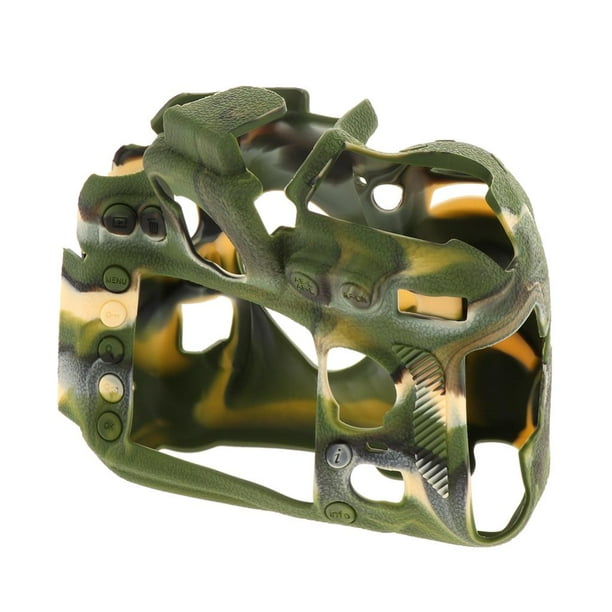 Carcasa de Goma de Silicona Yotijar para Cámara Digital Camuflaje