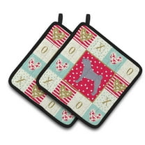 Shar Pei #1 Love Pair of Pot Holders