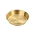 thumbnail image 1 of Billuyoard Juego de platos para servir condimentos de acero inoxidable pulido espejo, vajilla especial para comida, salsa de colza Cocina y Comedor 11cm (oro), 1 of 6