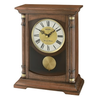 SEIKO セイコー WESTMINSTER CHIME 7 JEWELS Seiko Mantel Chiming Pendulum Clock - Walmart.com