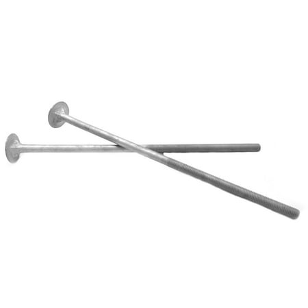

3/4 -10 x 16 6 THD Coarse Thread A307 Grade A Timber Bolt Low Carbon Steel Hot Dip Galvanized Pk 3