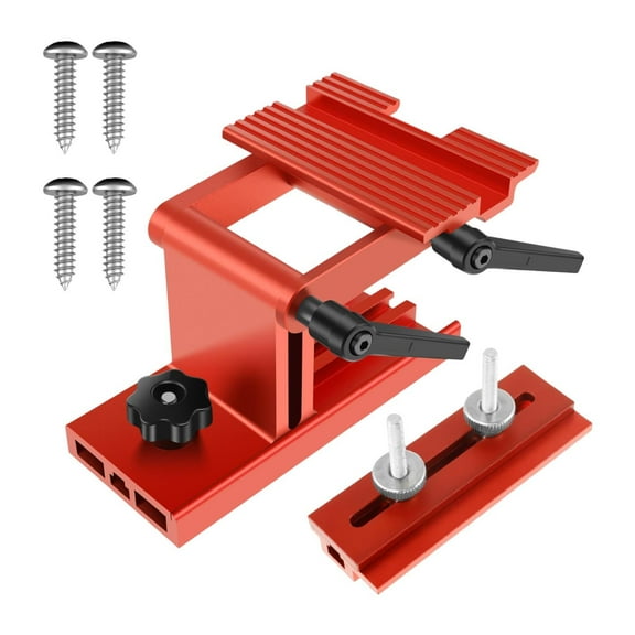 yotijay Sharpening Tool Rest Jig Aluminum Alloy Professional Bench Grinder Tool Rest Red