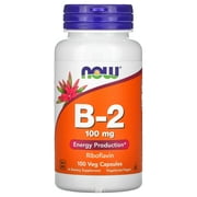 Now Foods Vitamin B-2 (Riboflavin), 100 caps / 100mg