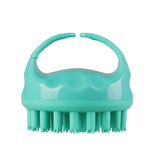 Yuarrent Cepillo de silicona para champú, peine para baño y ducha, cepillo para masaje de espalda SPA Suministros de limpieza para el hogar No.1 Yuarrent HA025177-01