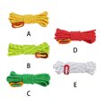 thumbnail image 2 of Soidarity Paquete de 4 cuerdas de viento para tienda, ajustable, luminosa, portátil, para Picnic, toldo de viaje, lona, ​​cordón fijo, hebillas a carpas Amarillo Soidarity OD027496-01, 2 of 6