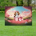 thumbnail image 2 of My Dog Is My Valentine Cute Beagle in Gift Box Yard Sign Beagles Dog Lover Gifts Idea Outdoor Home Lawn Garden Porch Decor - 03006, 2 of 5