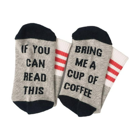 

Novelty Socks If You Can Read This Bring Me Cold Beer Perfect Gift for Men Women