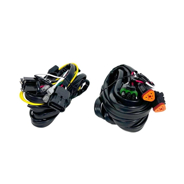 KC Hilites Driving/Fog Light Wiring Harness 6321 Driving/Fog Light Wiring Harness; SlimLite; For Two SlimLite 8 Inch LED Lights; With Switch/Relays/Fuse/Zip Ties And 3 Pin DT Connectors