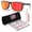 Matte Black Camo Frame | Prizm Ruby Lens, variant on OO9487 Holbrook XXL Rectangle Shaped Non-Polarized Sunglasses for Men & Women - Includes Official Eyewear Kit - Matte Black Camo Frame with Prizm Ruby Lens