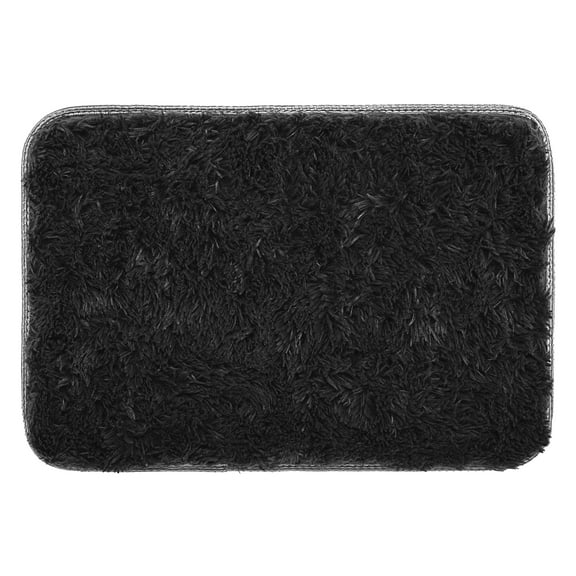 Fluffy Shag Area Rugs for Bedroom Living Room Shag Carpet for Nursery Decor Ultra Soft Rugs with Thick Bottom, Black, 62.99 x 90.55 inches