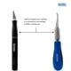 thumbnail image 3 of Kit de navajas Rork Cutter Profesional 35pzs Estuche azul MRK-001, 3 of 7
