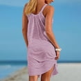 thumbnail image 3 of Baikeli Liquidation Robes de Printemps pour Femmes 2024 Mode d'Été pour Femmes Ceinture Multicolore Multi Tailles Uni Bouton Robe à Col en V Robes d'Été pour Femmes, 3 of 5