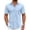 Blue, variant on COOFANDY Mens Button Up Short Sleeve Shirts Regular Fit Business Casual Shirts Summer Fitted Dress Shirts