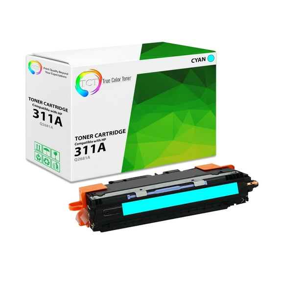 TCT 311A Cyan Toner Cartridge - Premium Compatible Replacement for 311A Q2681A