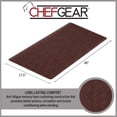 thumbnail image 5 of Chef Gear Marni Wellness Kitchen Mat 2 pc Set, Red, 17.5" x 48" and 17.5" x 28", 5 of 9