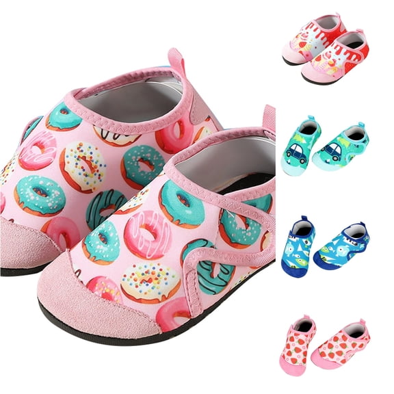 RMGVDSD Toddler Boys Girls Shoes Lightweight On Water Shoes Soft Sole Quick Dry Non- Beach Pool Swim Socks For Kids