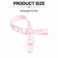 thumbnail image 2 of XIRQI 4Pcs Pacifier Clip,Soft Material for Baby's Comfort,Universal Strap Binky Clips, 2 of 7