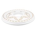 thumbnail image 4 of Mobutofu Accessoires de Plafonnier Plaque de Couverture Ronde Blanche avec Garniture Dorée Rénovations 1 Ensemble, 4 of 6
