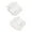 White, variant on Reebok Kids Girl's Terry Low Cut Socks, 6 Pack