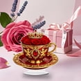 thumbnail image 7 of WEGFTDUOP Valentine's Day Themed Decorative Teacups Gifts For Couples Love Tea Cup Acrylic Ornaments, 7 of 7