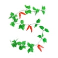 thumbnail image 4 of GROWTH TANK Artificial Flower Greenery Rattan Hanging Plant Fake Rattan for Home Wedding Pepper, 4 of 9