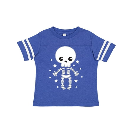 

Inktastic Happy Halloween Spooky Skeleton and Stars Gift Toddler Boy or Toddler Girl T-Shirt